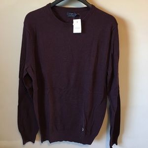 J. Crew Men’s Crew Neck Sweater Deep Purple M
